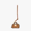 2D Ella Boston Taschenanhänger aus Leder mit Monogramm-Print 2D Ella Boston Taschenanhänger aus Leder mit Monogramm-Print