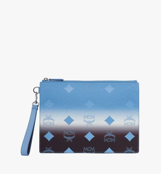Aren Armbandtasche aus Visetos mit Farbverlauf