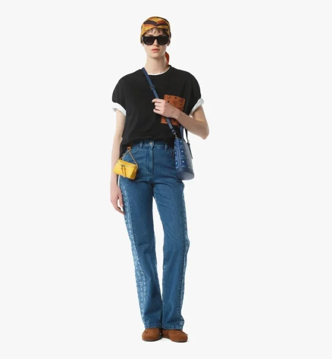Aren Bucket Tote aus Visetos Aren Bucket Tote aus Visetos