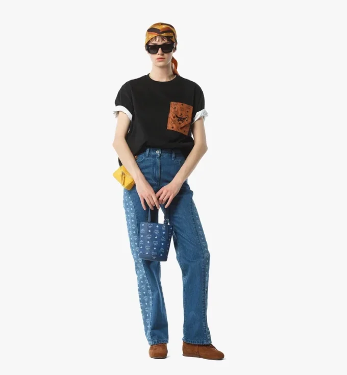 Aren Bucket Tote aus Visetos Aren Bucket Tote aus Visetos