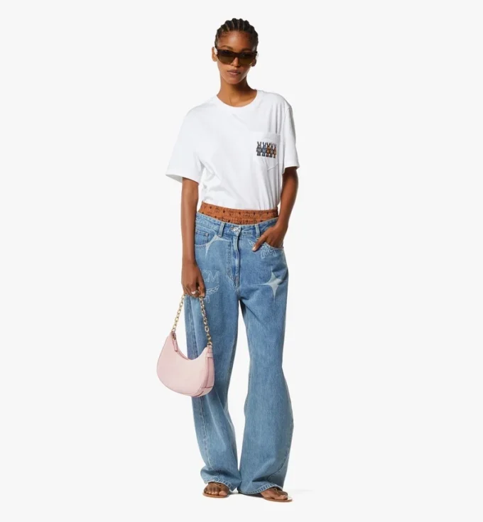Aren Crescent Hobo-Tasche aus Maxi Monogram-Leder Aren Crescent Hobo-Tasche aus Maxi Monogram-Leder