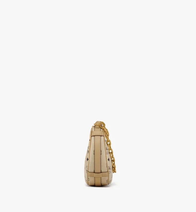 Aren Crescent Hobo-Tasche aus Visetos Aren Crescent Hobo-Tasche aus Visetos