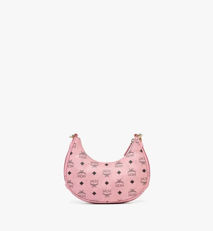 Aren Crescent Hobo-Tasche aus Visetos Aren Crescent Hobo-Tasche aus Visetos