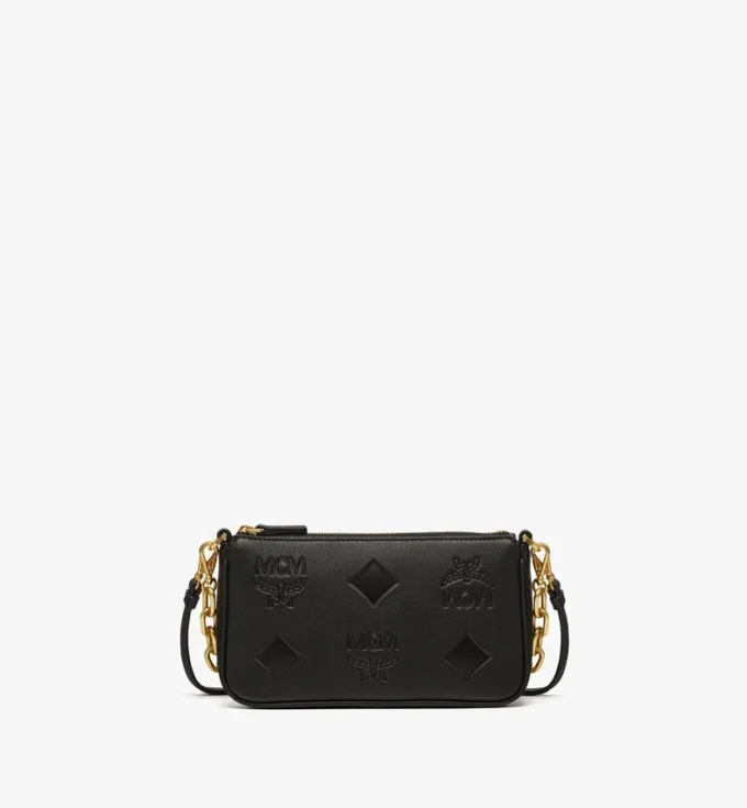 Aren Crossbody aus Maxi Monogram-Leder