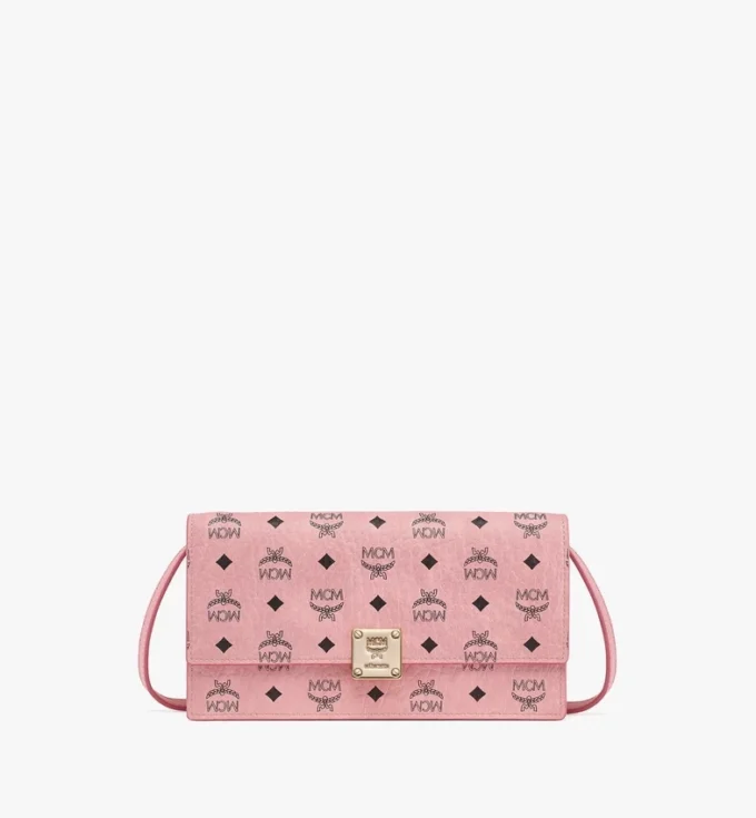 Aren Crossbody-Geldbörse aus Visetos Aren Crossbody-Geldbörse aus Visetos