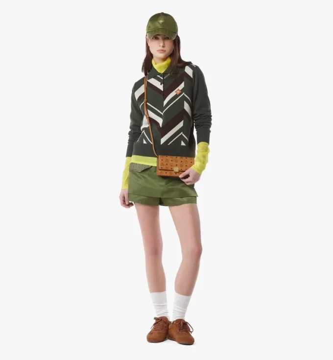 Aren Crossbody-Geldbörse aus Visetos Aren Crossbody-Geldbörse aus Visetos