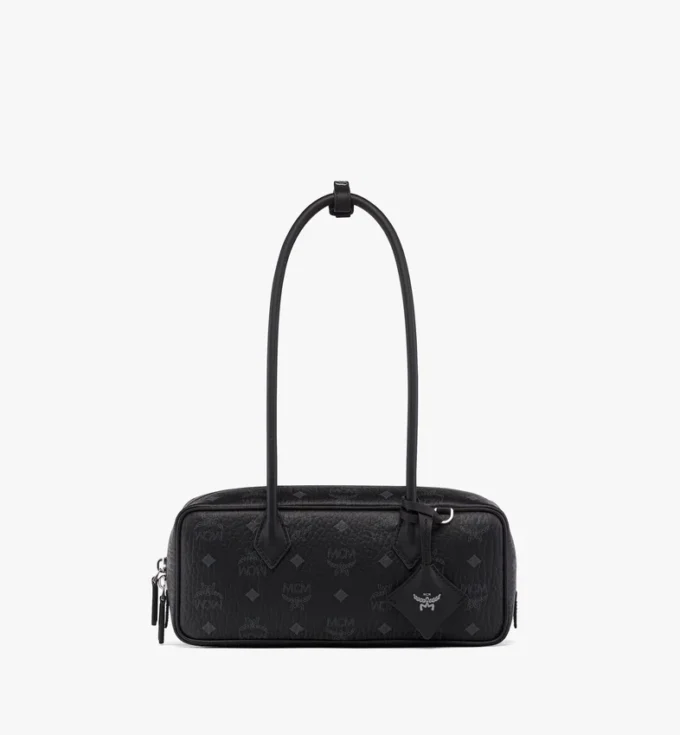 Aren East West Schultertasche aus Visetos Aren East West Schultertasche aus Visetos