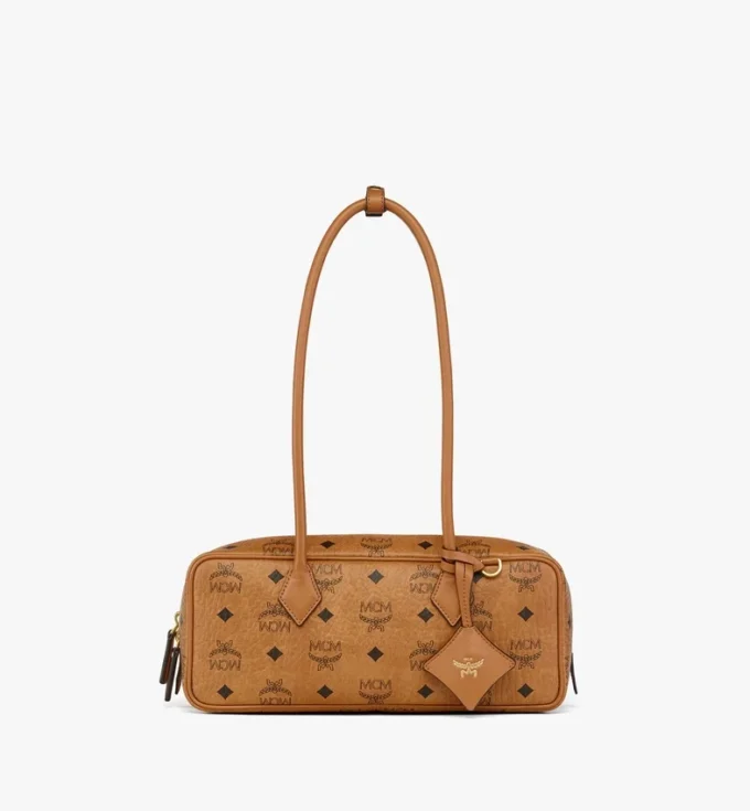 Aren East West Schultertasche aus Visetos Aren East West Schultertasche aus Visetos