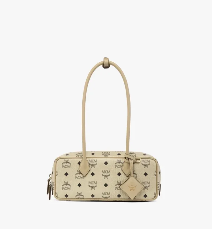 Aren East West Schultertasche aus Visetos Aren East West Schultertasche aus Visetos