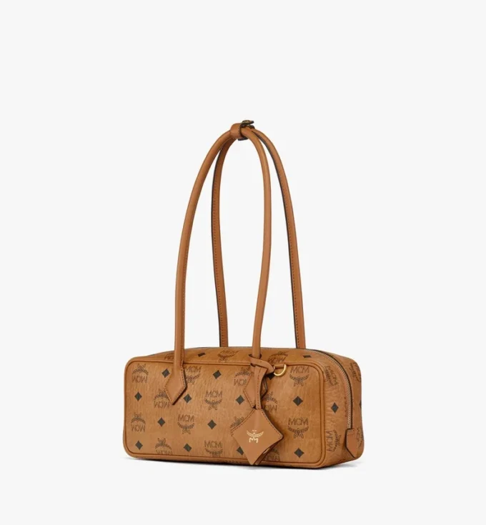 Aren East West Schultertasche aus Visetos Aren East West Schultertasche aus Visetos