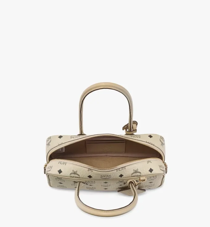Aren East West Schultertasche aus Visetos Aren East West Schultertasche aus Visetos