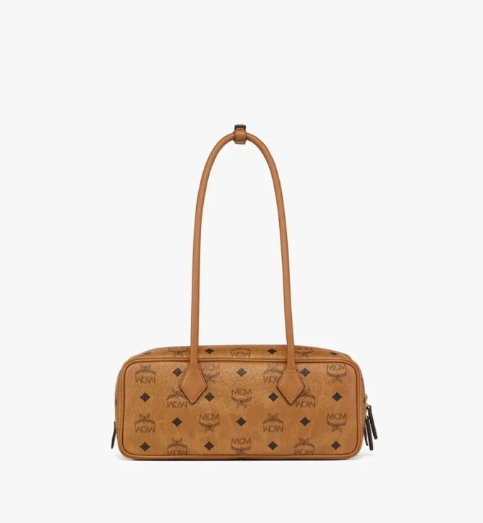 Aren East West Schultertasche aus Visetos Aren East West Schultertasche aus Visetos