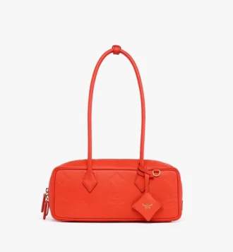 Aren East West Umhängetasche aus Maxi Monogram-Leder