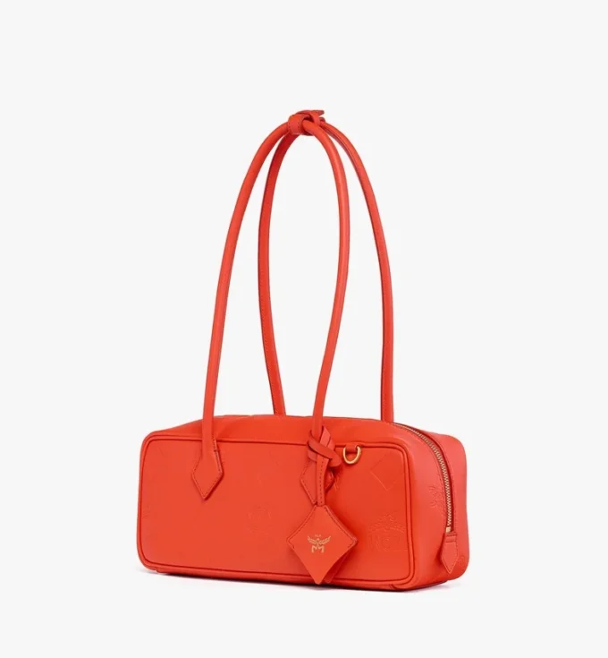 Aren East West Umhängetasche aus Maxi Monogram-Leder Aren East West Umhängetasche aus Maxi Monogram-Leder
