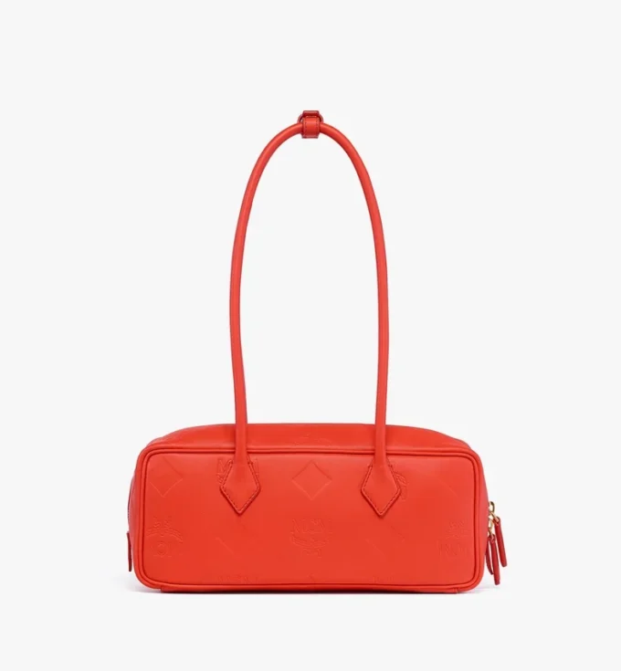 Aren East West Umhängetasche aus Maxi Monogram-Leder Aren East West Umhängetasche aus Maxi Monogram-Leder