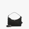 Aren Hobo aus recyceltem Nylon und Leder mit Monogramm-Print Aren Hobo aus recyceltem Nylon und Leder mit Monogramm-Print