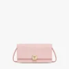 Aren Kettenbrieftasche aus geprägtem Monogram-Leder