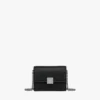 Aren Kettenbrieftasche aus geprägtem Monogram-Leder Aren Kettenbrieftasche aus geprägtem Monogram-Leder