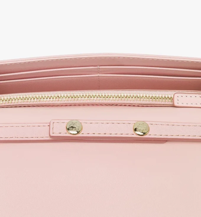 Aren Kettenbrieftasche aus geprägtem Monogram-Leder