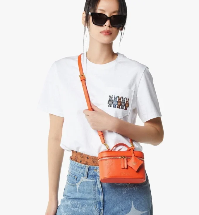 Aren Kosmetiktasche aus Maxi Monogram-Leder