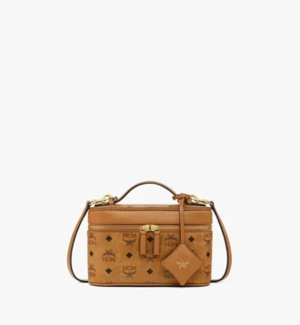 Aren Kosmetiktasche aus Visetos-Ledermix