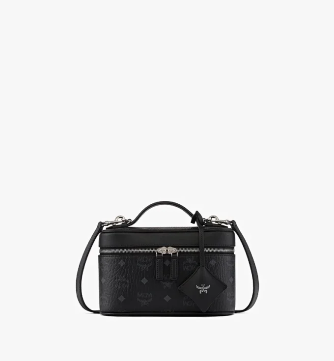 Aren Kosmetiktasche aus Visetos-Ledermix