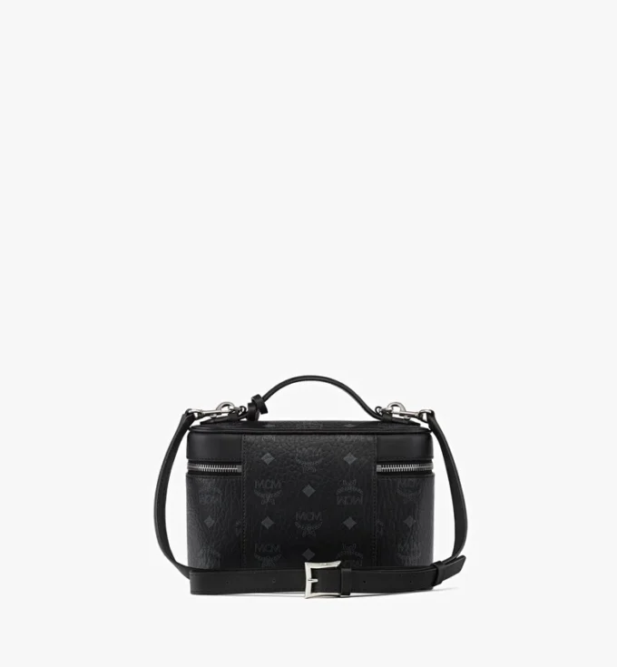 Aren Kosmetiktasche aus Visetos-Ledermix