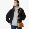 Aren Kosmetiktasche aus Visetos-Ledermix