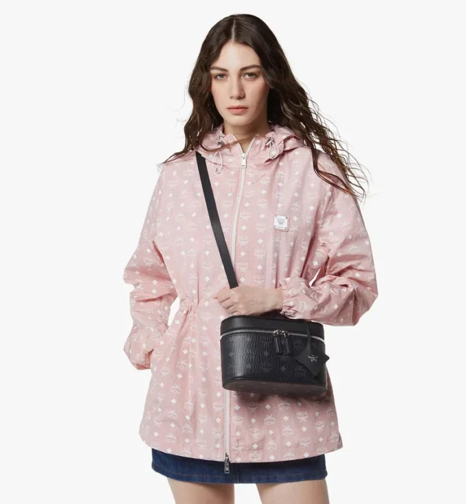Aren Kosmetiktasche aus Visetos-Ledermix