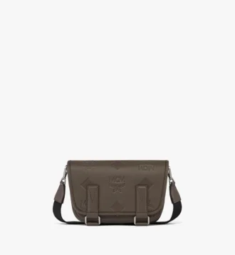 Aren Messenger Bag aus Leder mit Maxi Monogram
