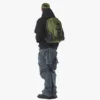 Aren Rucksack aus Econyl® und Leder mit Monogram-Print