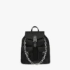 Aren-Rucksack mit Kordelzug aus Econyl® und Leder Aren-Rucksack mit Kordelzug aus Econyl® und Leder
