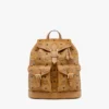 Aren-Rucksack mit Kordelzug aus Visetos Aren-Rucksack mit Kordelzug aus Visetos