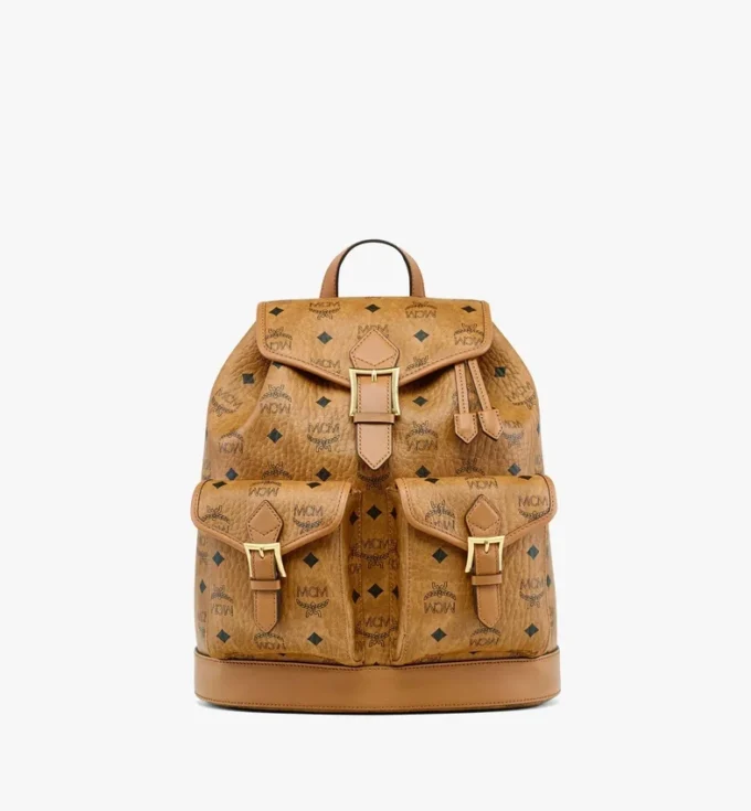 Aren-Rucksack mit Kordelzug aus Visetos Aren-Rucksack mit Kordelzug aus Visetos