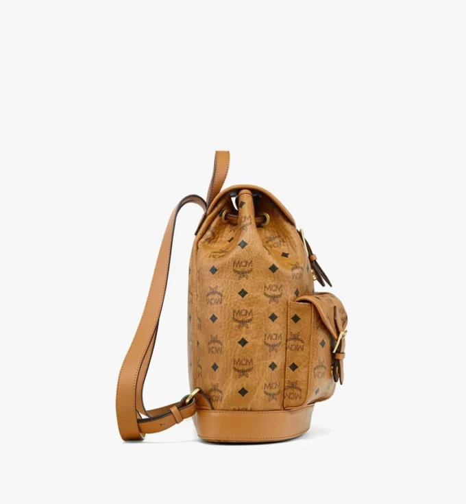 Aren-Rucksack mit Kordelzug aus Visetos Aren-Rucksack mit Kordelzug aus Visetos