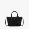 Aren Shopper aus recyceltem Nylon und Leder mit Monogramm-Print