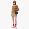 Aren Shopper aus recyceltem Nylon und Leder mit Monogramm-Print