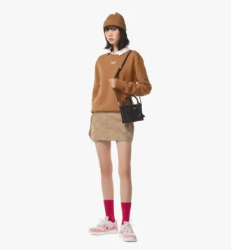 Aren Shopper aus recyceltem Nylon und Leder mit Monogramm-Print