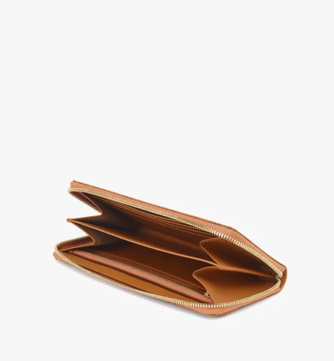 Aren Zip-Around-Geldbörse aus Visetos Aren Zip-Around-Geldbörse aus Visetos