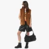 Aren Zip Hobo aus Econyl® und Leder mit Monogramm-Print Aren Zip Hobo aus Econyl® und Leder mit Monogramm-Print