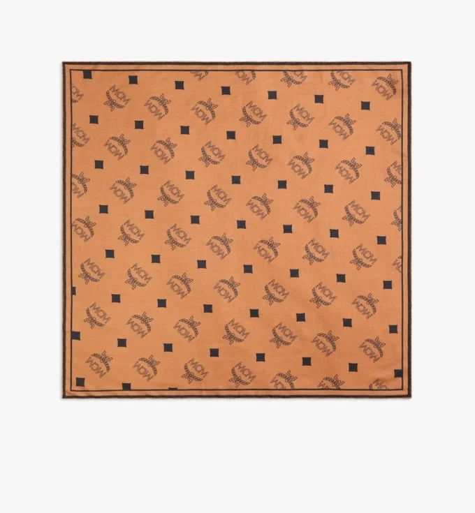 Bandana-Schal mit Monogramm-Print Bandana-Schal mit Monogramm-Print