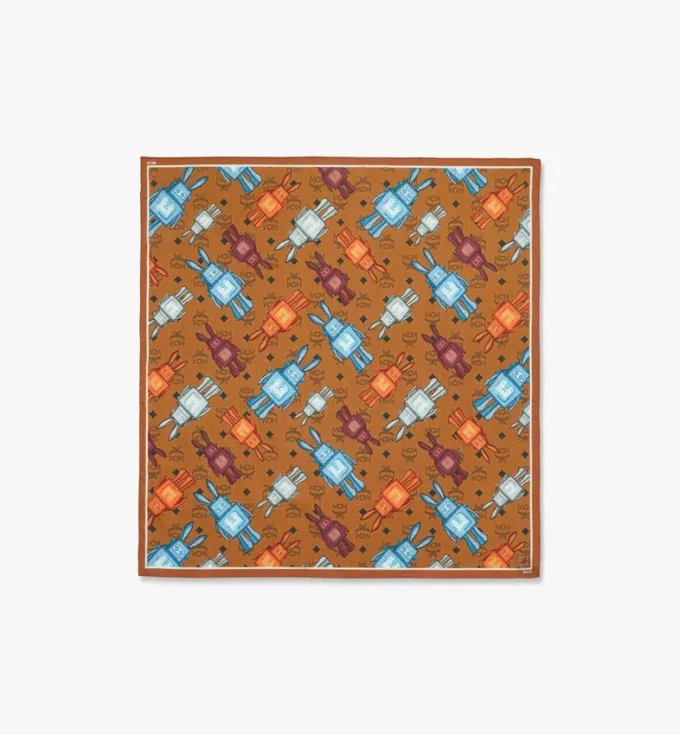 Bandana-Schal mit Rabot-Monogramm-Print Bandana-Schal mit Rabot-Monogramm-Print