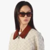 Übergroße quadratische Sonnenbrille Übergroße quadratische Sonnenbrille