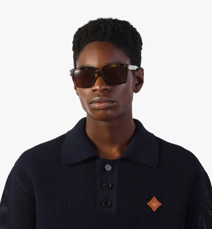 Übergroße quadratische Sonnenbrille Übergroße quadratische Sonnenbrille