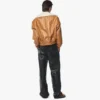Bomberjacke aus Lammfell in Visetos-Leder-Mix Bomberjacke aus Lammfell in Visetos-Leder-Mix