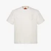 Bouclé-T-Shirt mit Logo-Patch Bouclé-T-Shirt mit Logo-Patch