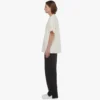 Bouclé-T-Shirt mit Logo-Patch Bouclé-T-Shirt mit Logo-Patch