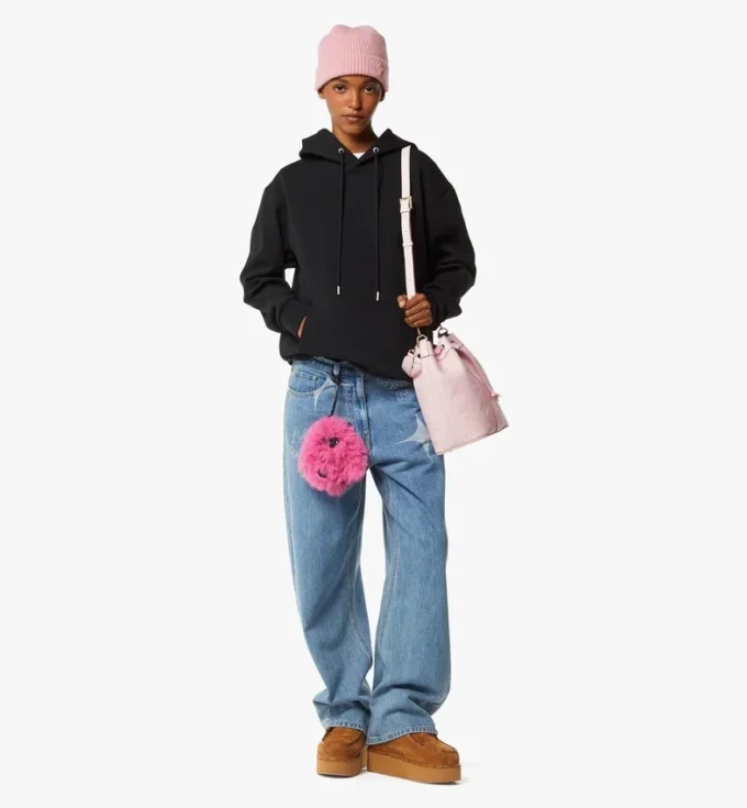 Dessau Drawstring-Tasche aus Maxi Monogram-Leder Dessau Drawstring-Tasche aus Maxi Monogram-Leder