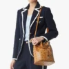 Dessau Drawstring-Tasche aus Visetos Dessau Drawstring-Tasche aus Visetos