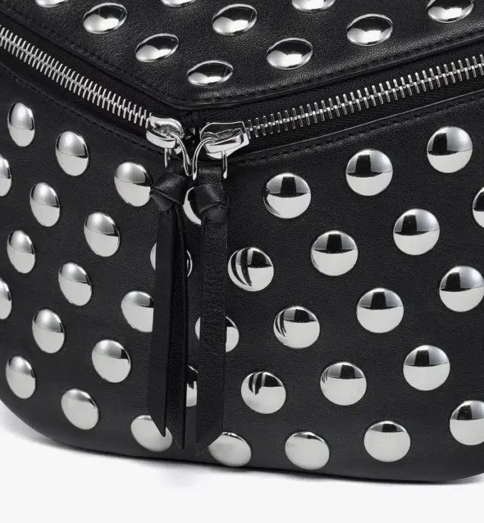 Diamant 3D-Gürteltasche aus Galactic Gala-Lammleder
